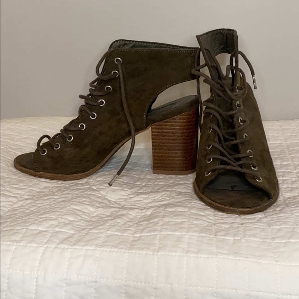 Lace up heels